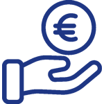 icono mano y dinero